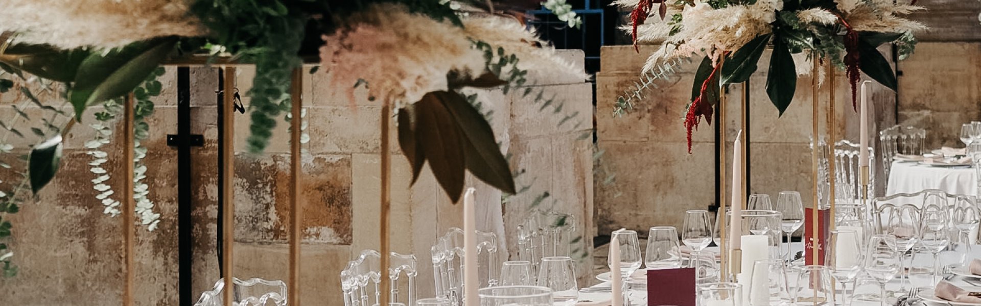 Wedding Mariage Abbaye Premontres Table Decoration Country Concept Event Decor Hochzeitsdekoration